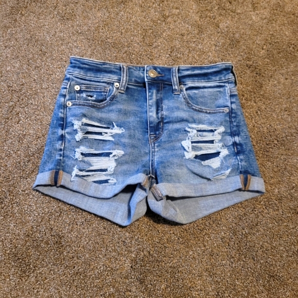 American Eagle Outfitters Pants - NWT hi rise shortie jean shorts size 4